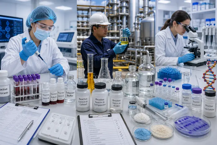 Para qué se usan los reactivos en el laboratorio
