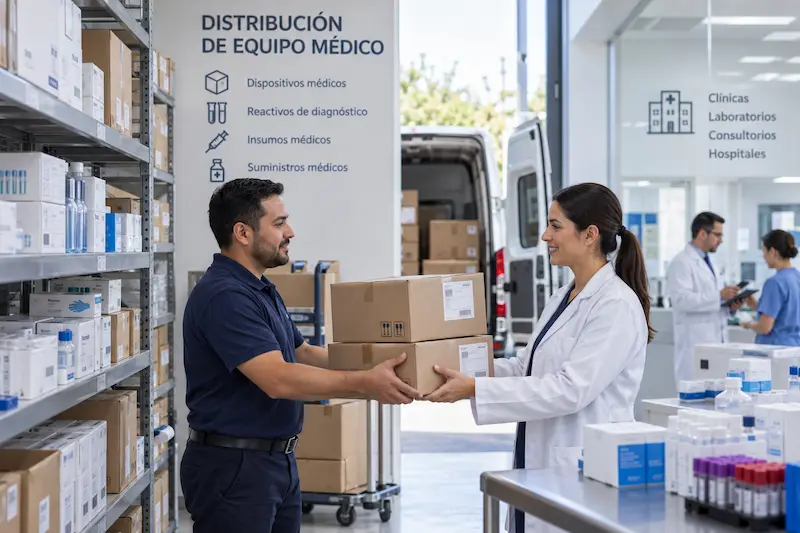 quién puede atender un distribuidor de equipo médico en México